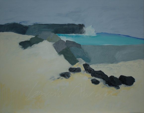 Cuadro "La Graciosa". 114 x 146 cm. Óleo sobre lienzo. 2010